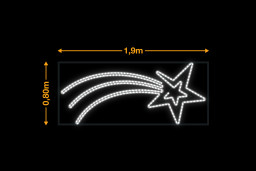 Estrella fugaz doble (1,09x0,80m)