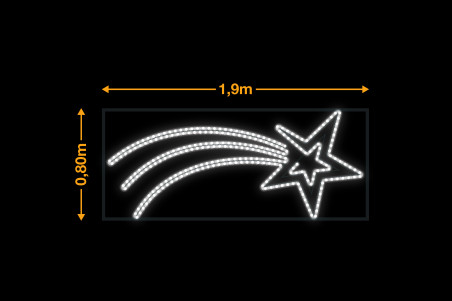 Estrella fugaz doble (1,09x0,80m)