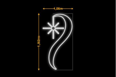 Chispa con cinta (1,06x1,9m)