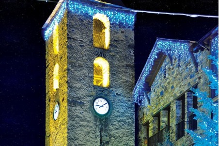 Estalactita LED 2-20m con 1m de caída