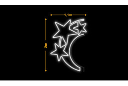 Estrellas para farola (1,1x1,92m)