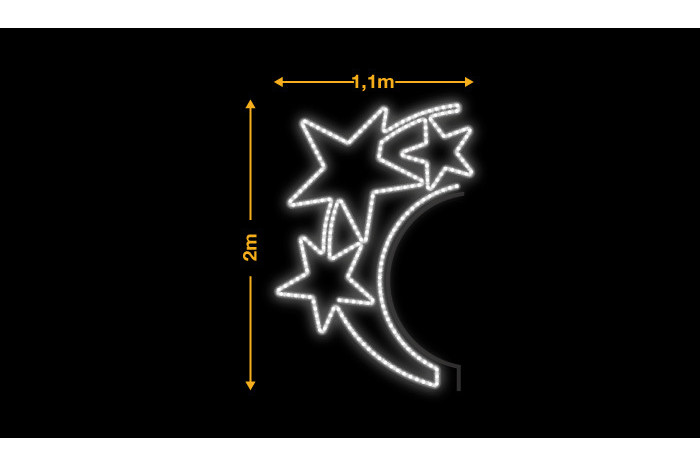 Estrellas para farola (1,1x1,92m)