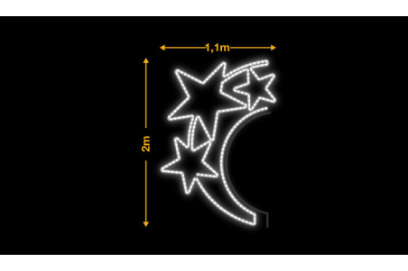 Estrellas para farola (1,1x1,92m)