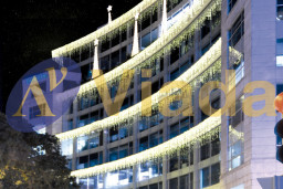 Estalactita LED 2-20m con 1m de caída