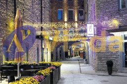 Estalactita LED 2-20m con 1m de caída