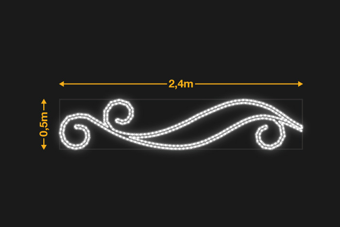Rizos 2,4x0,5m