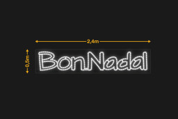 Bon Nadal 2,4x0,5m