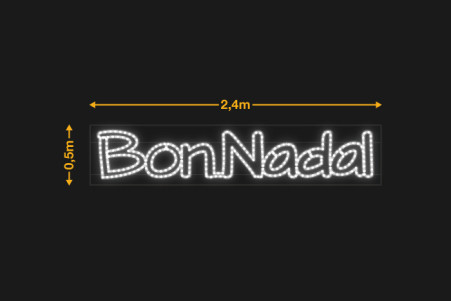 Bon Nadal 2,4x0,5m