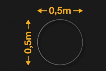Aro 0,5m diámetro