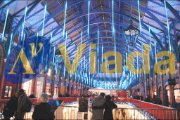 Guirnalda + goteo de 100cm BL