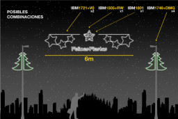 Felices fiestas 2,4x0,5m