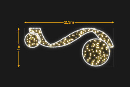Onda y 2 bolas 1x2,3m