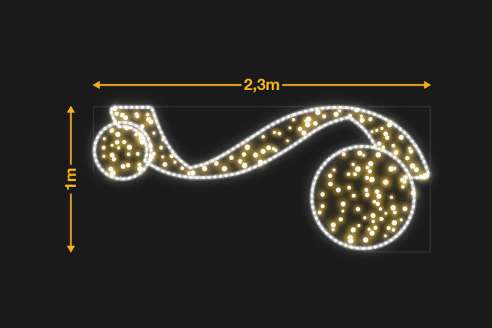 Onda y 2 bolas 1x2,3m