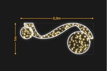 Onda y 2 bolas 1x2,3m