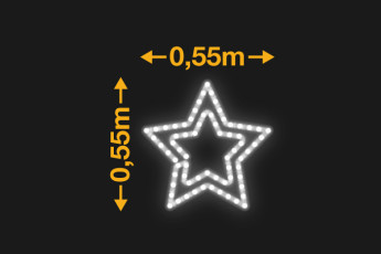 Estrella doble 5 puntas...
