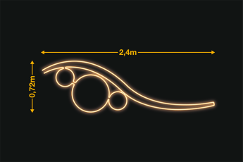 Onda y bolas 0,72x2,4m