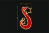 Estrellas con cinta 1x2m