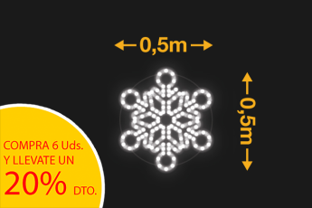 Copo Redondo 6 Puntas y...