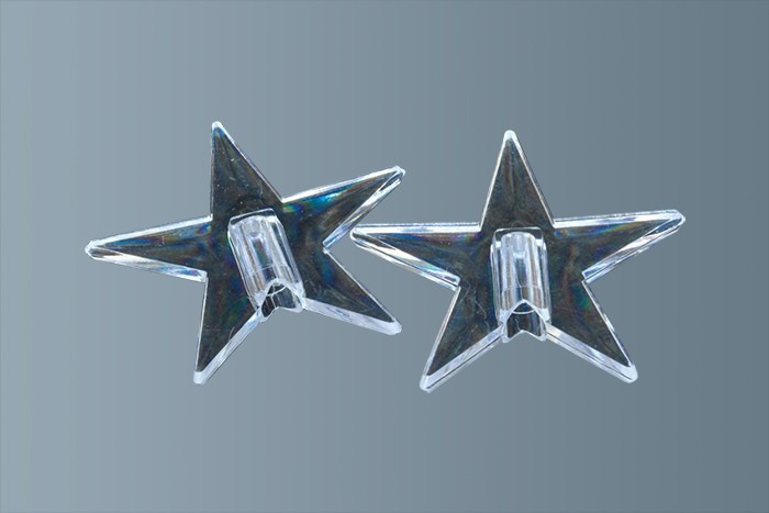 Funda decorativa forma de estrella (50u)