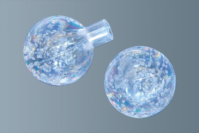 Funda decorativa forma esférica con burbujas (50u)