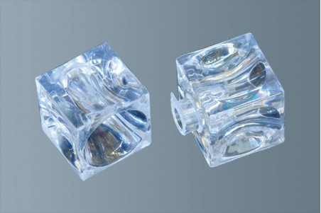 Funda decorativa forma cubito de hielo (50u)