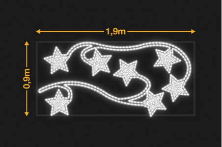 Ramitas de estrellas 1,9x0,9m