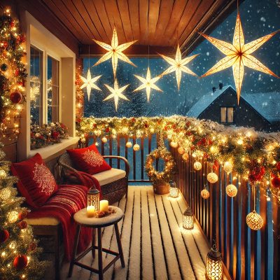 estrellas luminosas navidad balcon