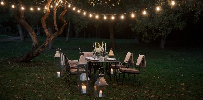 luz jardin chalet
