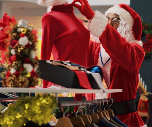 decorar tienda ropa navidad