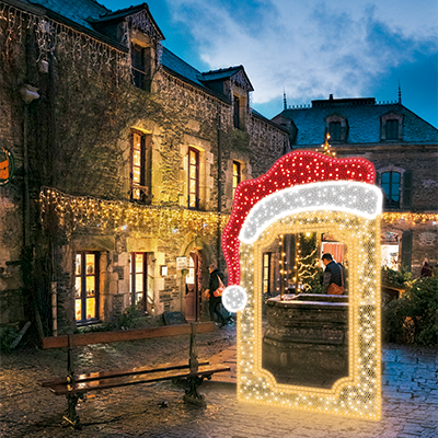 Producto Destacado: Marco con gorro de Papá Noel