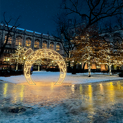 Producto Destacado: Bola de Navidad con estrellas y filigrana