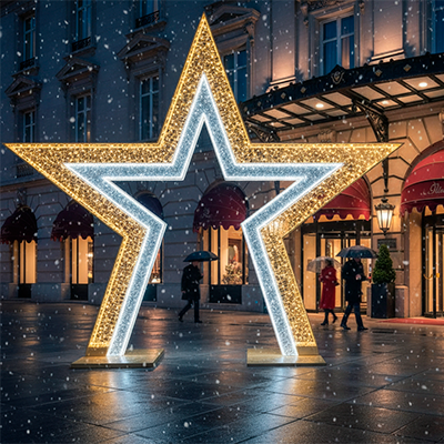 3 Estrellas blanco y cálido IBP2503