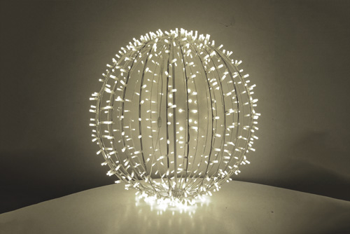 Esfera LED 3D blanco