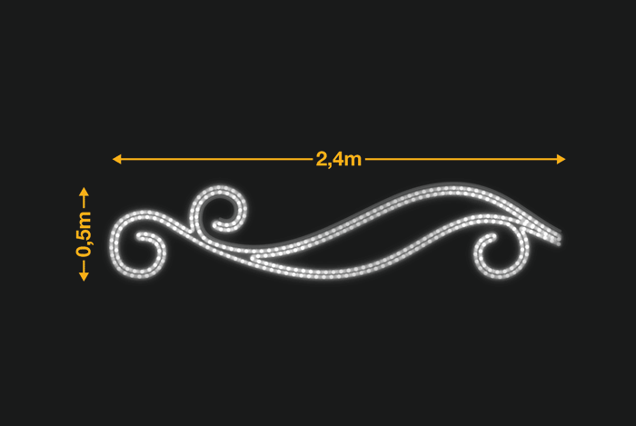 Rizos 2,4x0,5m